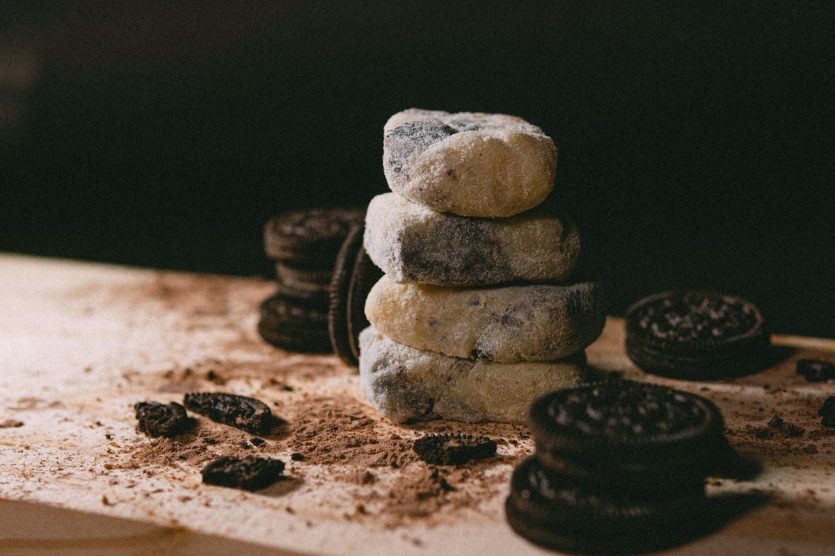 Trufa de Cookies com Chocolate Branco