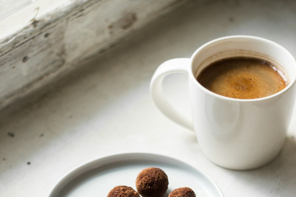 Trufa de Cappuccino com Café e Canela