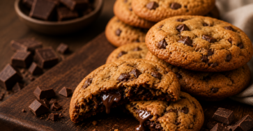 Cookies com Gotas de Chocolate