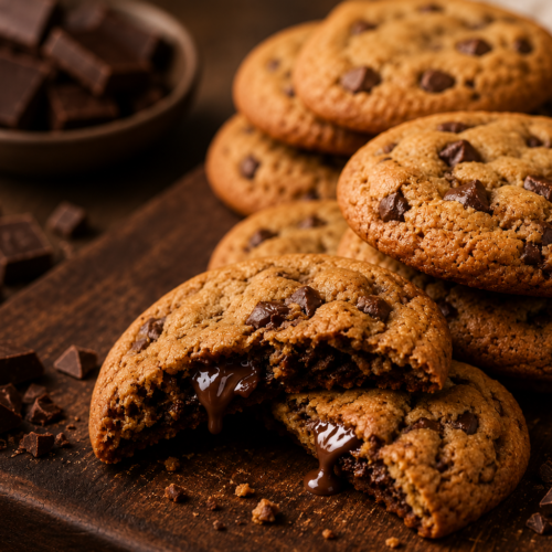 Cookies com Gotas de Chocolate