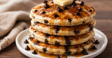 Pancakes com Gotas de Chocolate